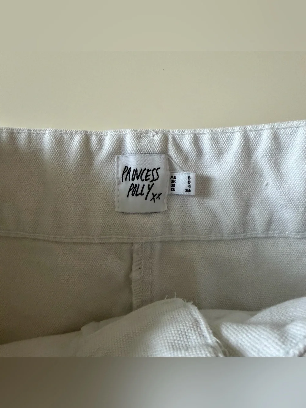 Princess Polly White Mini Skirt